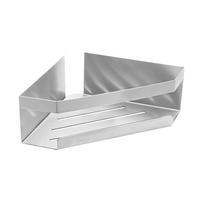 DUSCHABLAGE - Edelstahlfarben, KONVENTIONELL, Metall (28,5/8/18cm) - Schöner Wohnen