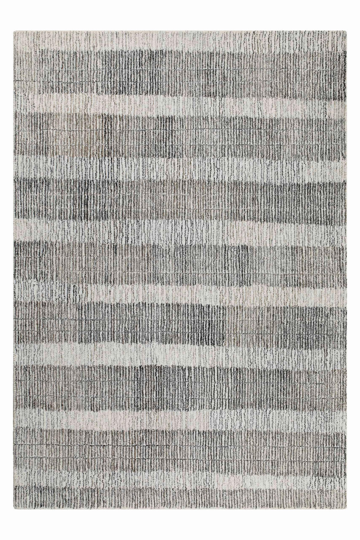 FLACHWEBETEPPICH 80/300 cm Hamptons Forty Creme, Dunkelgrau  - Dunkelgrau/Creme, Design, Textil (80/300cm) - WECON HOME