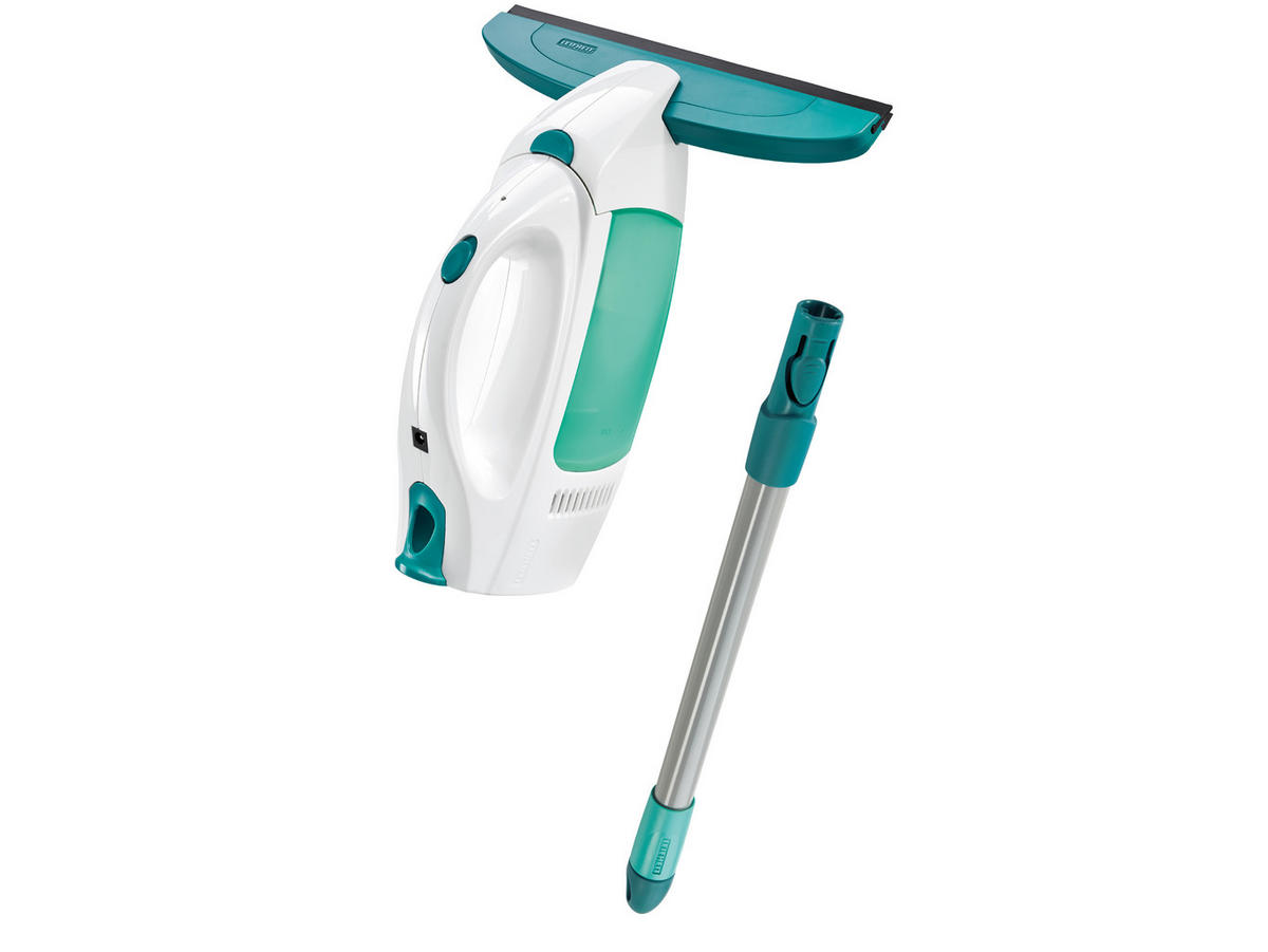 ASPIRATOR PENTRU GEAMURI - alb/turcoaz, Basics, plastic (43/10/47,5cm) - Leifheit