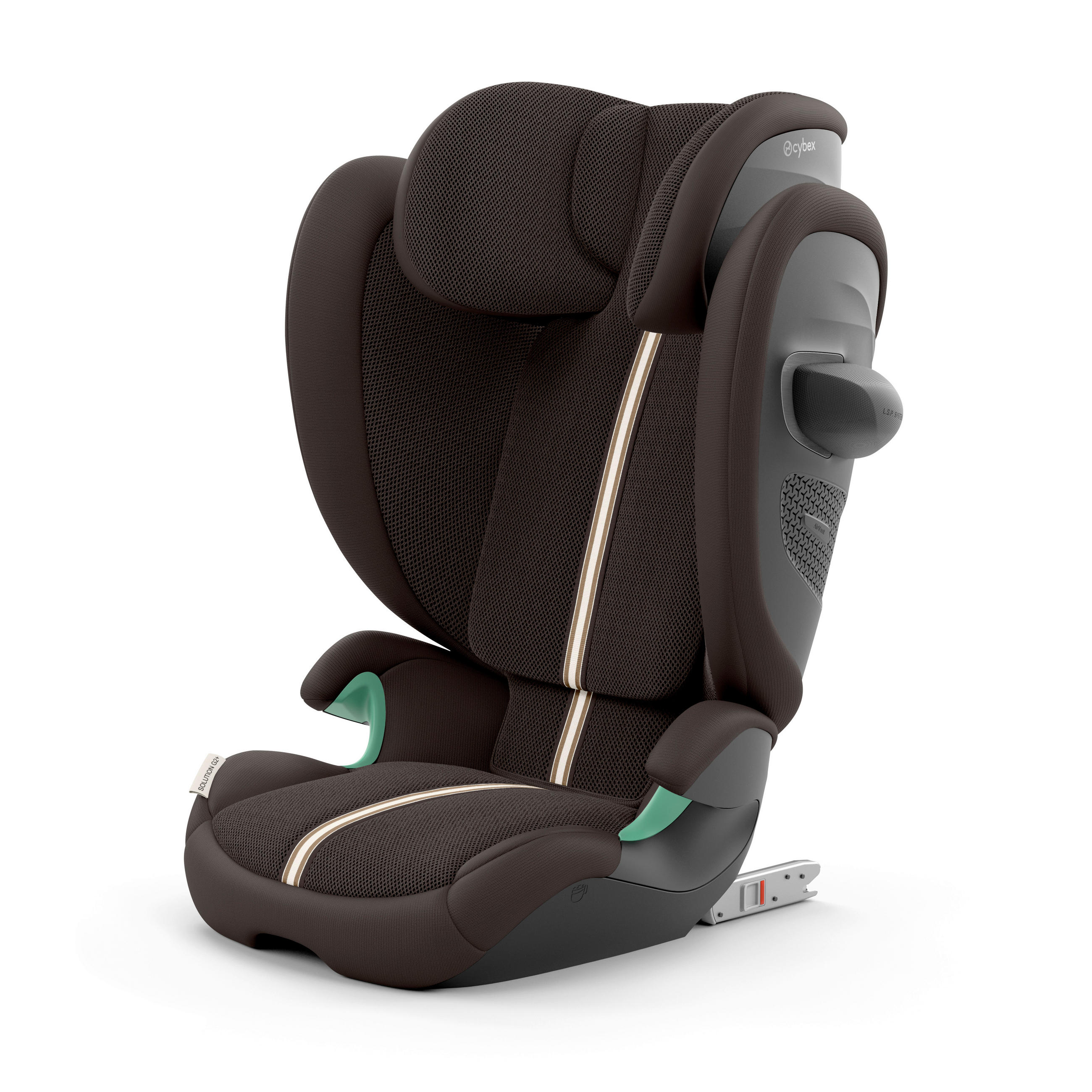 KINDERAUTOSITZ Solution G2 Plus Almond Beige   - Dunkelbraun, Basics, Kunststoff/Textil (60.5/27.5/60cm) - cybex GOLD