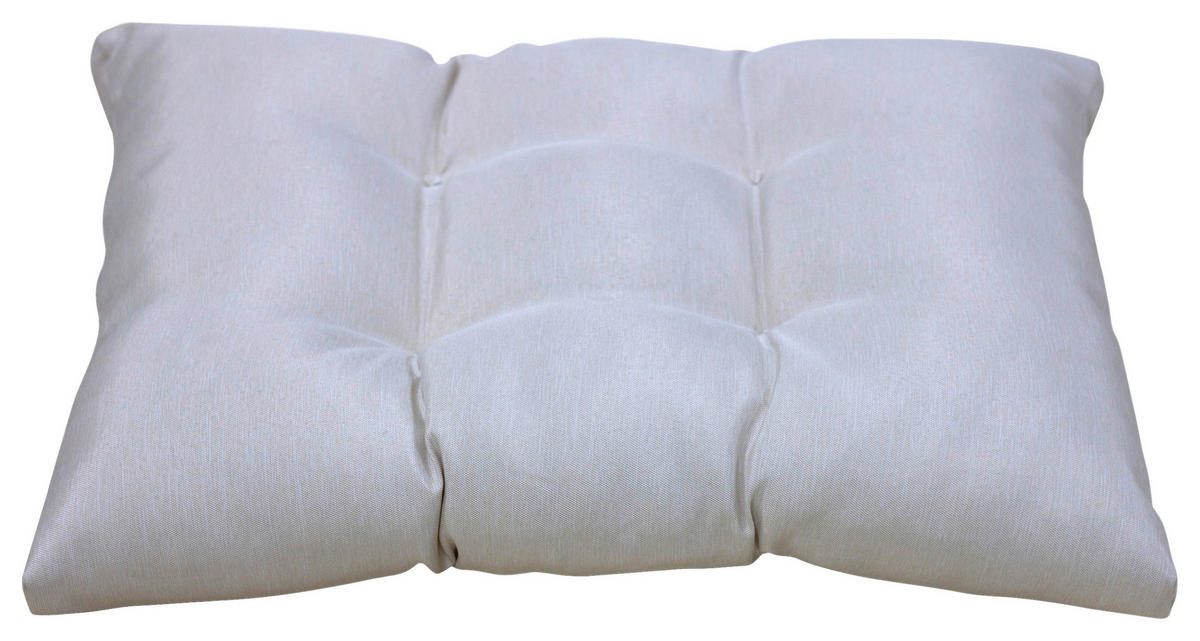 GARTENBANK 160/80/85 cm  in Grau, Beige  - Beige/Schwarz, MODERN, Kunststoff/Textil (160/80/85cm) - Ambia Garden