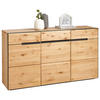 SIDEBOARD  in 152/84/38 cm  - Eichefarben/Anthrazit, KONVENTIONELL, Holz/Holzwerkstoff (152/84/38cm) - Linea Natura