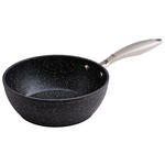 WOKPFANNE Keramikbeschichtung  - Edelstahlfarben/Schwarz, Basics, Metall (20/7cm) - Homeware Profession.