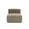 SOFAELEMENT Cord, Mikrofaser Schlammfarben  - Schlammfarben/Schwarz, Design, Kunststoff/Textil (85/69/108cm) - MID.YOU
