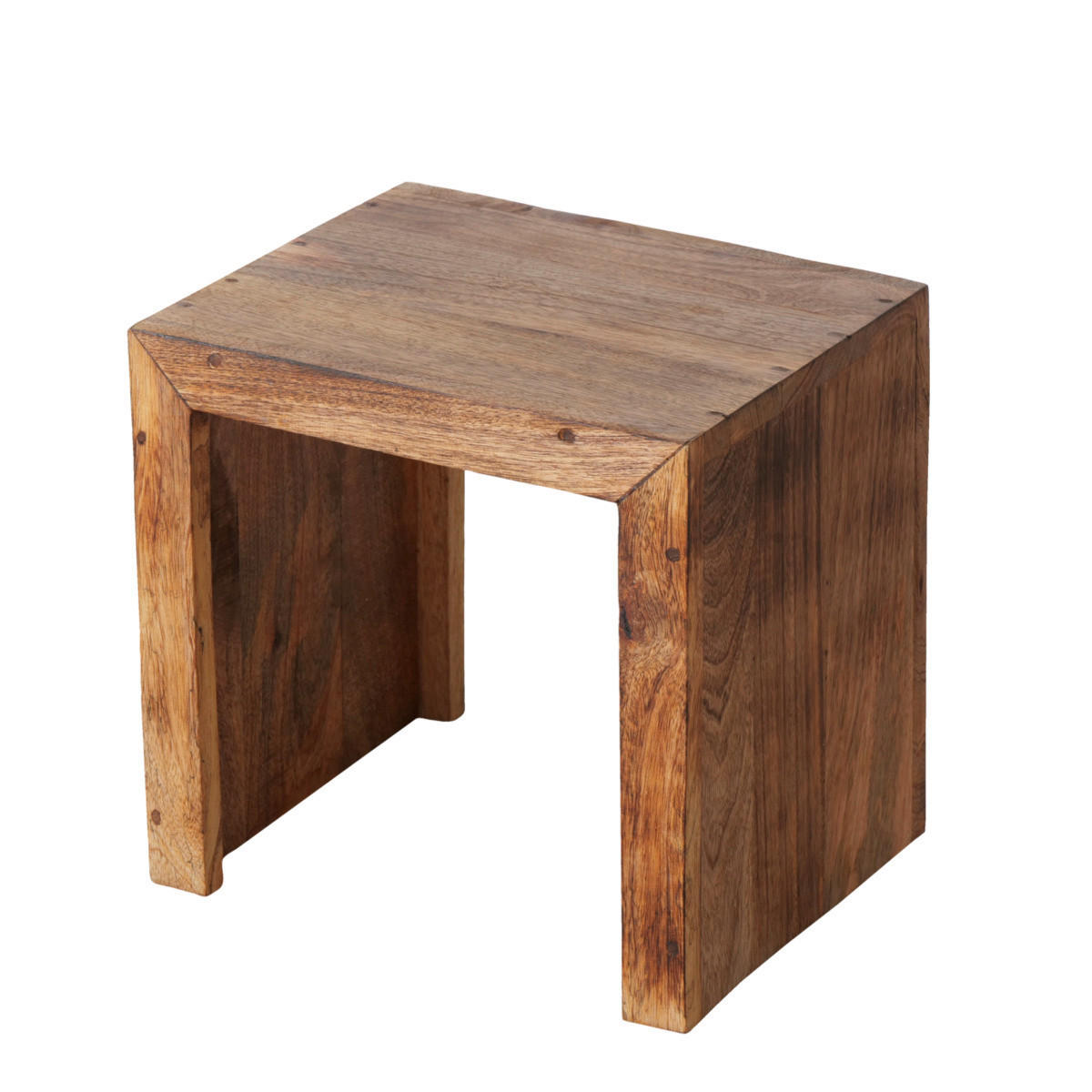 PRÍRUČNÝ STOLÍK, prírodná farba - prírodná farba, Basics, drevo (30/25/30cm)