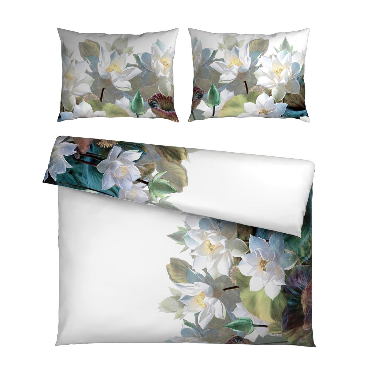 POSTELJINA SA DVA LICA 200/200 cm saten bela  - bela, Osnovno, tekstil (200/200cm) - Esposa