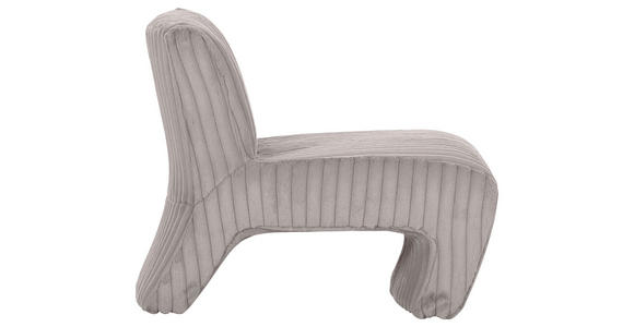 SESSEL in Cord Grau - Schwarz/Grau, KONVENTIONELL, Kunststoff/Textil (68/72/89cm) - Carryhome
