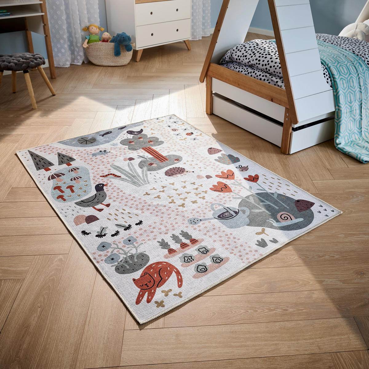 KINDERTEPPICH 120/170 cm GARTEN  - Multicolor, Trend, Textil (120/170cm) - Ben'n'jen