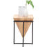 BEISTELLTISCH in Holz, Metall 36/36/56 cm - Schwarz/Naturfarben, Trend, Holz/Metall (36/36/56cm) - Ambia Home BEISTELLTISCH in Holz, Metall 36/36/56 cm - Schwarz/Naturfarben, Trend, Holz/Metall (36/36/56cm) - Ambia Home