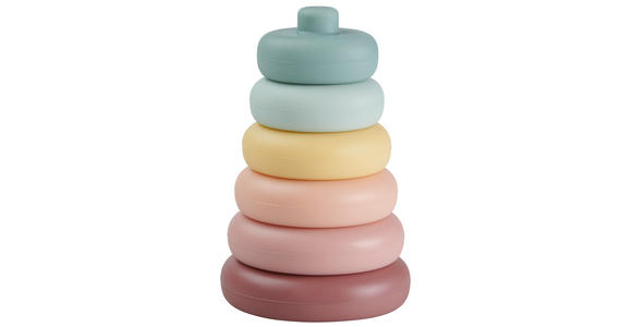 STAPELTURM RAINBOW - Multicolor, Trend, Kunststoff (8/11,3cm) - My Baby Lou