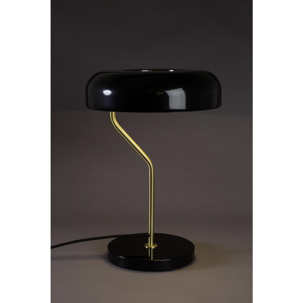 Thumbnail - Dutchbone Tischleuchte Eclipse, Schwarz, Metall, rund,rund, 42 cm, Lampen & Leuchten, Innenbeleuchtung, Tischlampen
