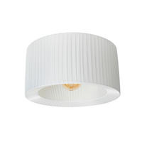 DECKENLEUCHTE    40/40/22 cm  - KONVENTIONELL, Textil (40/40/22cm) - Lucide