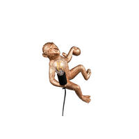 WANDLEUCHTE 35/20/36,5 cm   - Goldfarben/Schwarz, LIFESTYLE, Kunststoff/Metall (35/20/36,5cm)