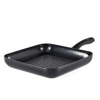 GRILLPFANNE Savory Keramikbeschichtung 28 cm  - Schwarz, Basics, Kunststoff/Metall (28cm)