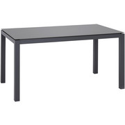 GARTENTISCH - Anthrazit/Braun, Design, Glas/Metall (150/75/90cm) - Ambia Garden