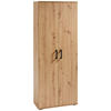 MEHRZWECKSCHRANK 70/179/33,5 cm  in Eichefarben  - Eichefarben/Schwarz, KONVENTIONELL, Holzwerkstoff/Kunststoff (70/179/33,5cm) - Xora