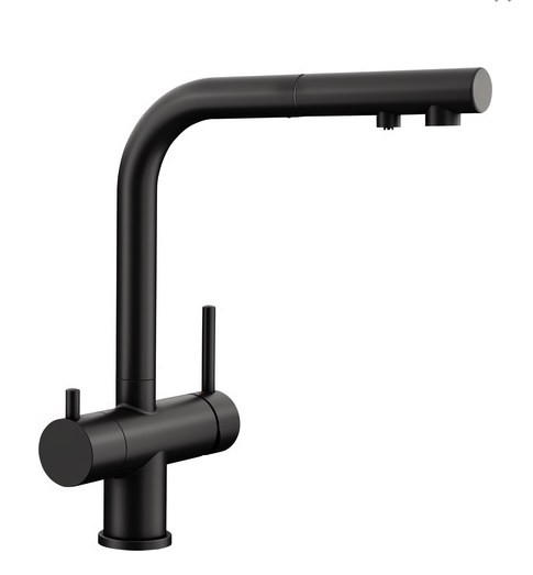 KÜCHENARMATUR 526672  - Schwarz, Basics, Metall (16,6/30,6/26,4cm) - Blanco