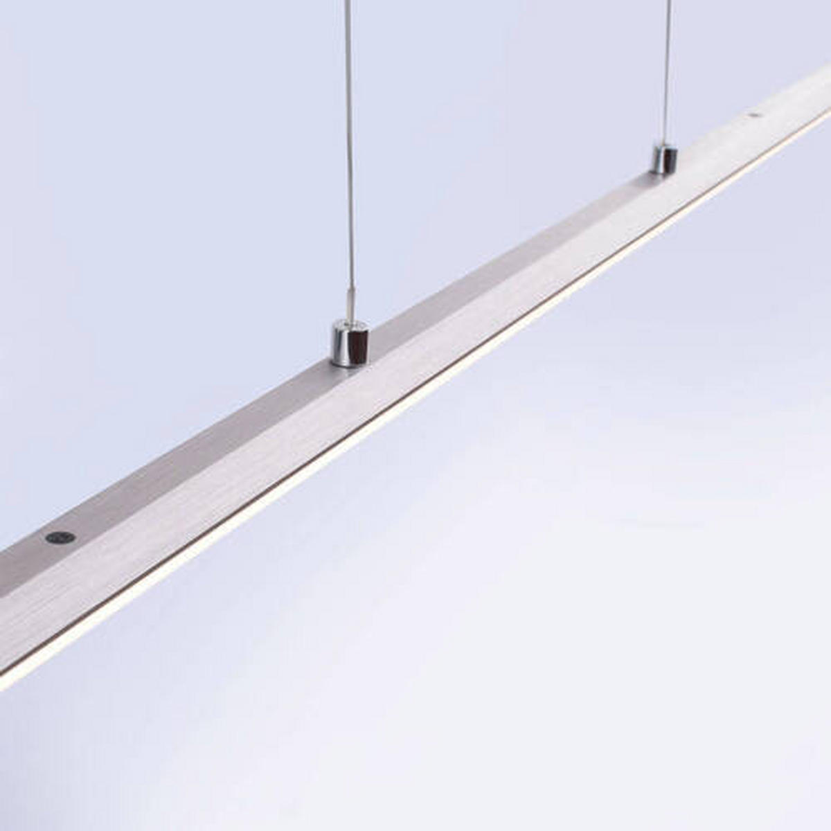 LED-HÄNGELEUCHTE 160/6/120 cm  - Silberfarben, Design, Kunststoff/Metall (160/6/120cm) - Neuhaus PURE
