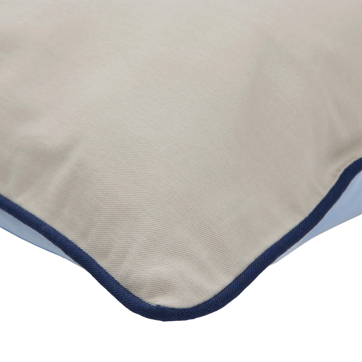 DÍSZPÁRNA 45/45 cm  - pasztellkék/kék, Basics, textil (45/45cm) - Novel