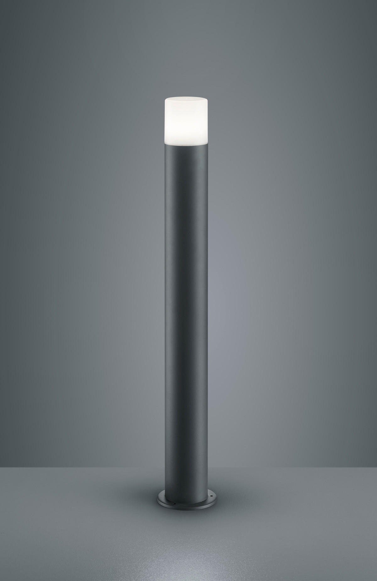 WEGELEUCHTE - Weiss/Anthrazit, Design, Kunststoff/Metall (8,5/80cm) - Trio Leuchten
