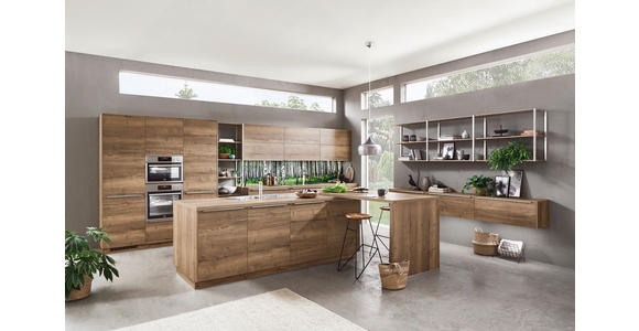 Einbauküche Singapur individuell planbar - MODERN, Holzwerkstoff - Vertico