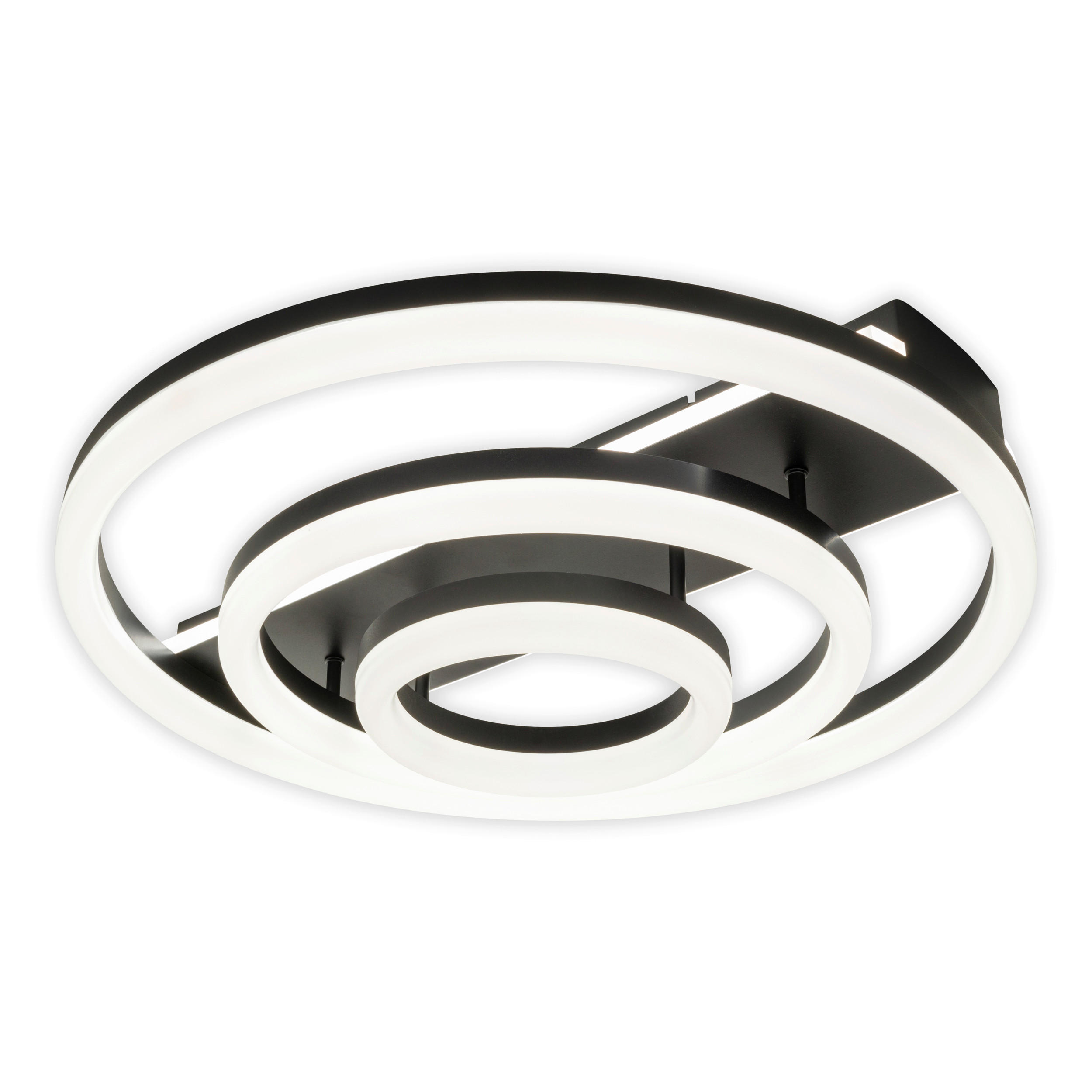 Thumbnail - Näve Led-Deckenleuchte Cirulo, Schwarz, Weiß, Metall, Kunststoff, rund,rund, G, 15.5 cm, Farben fixierbar, Lampen & Leuc...