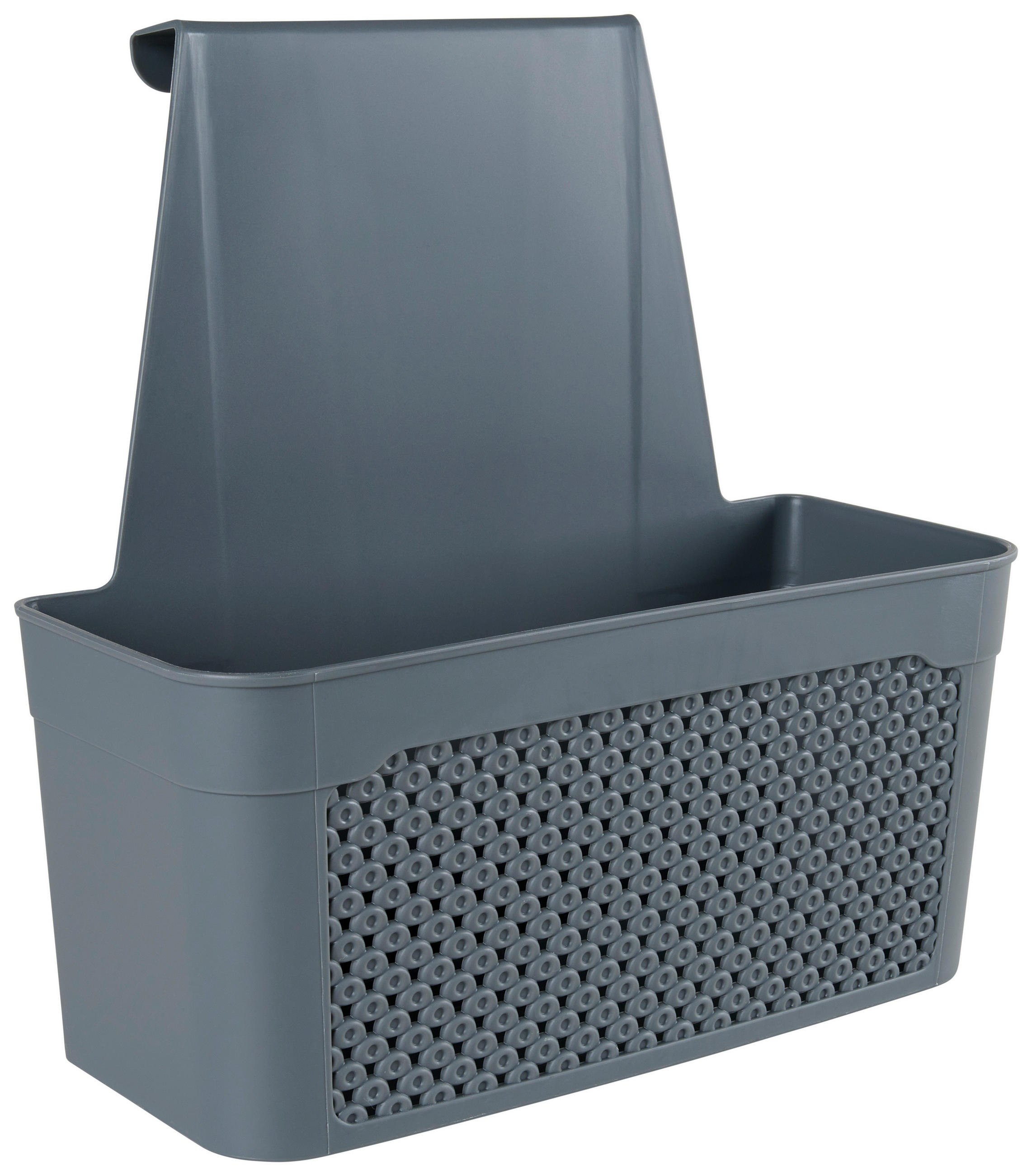 KOŠARA ZA REGAL 13/24/24 cm - tamno siva, Basics, plastika (13/24/24cm) - Homeware