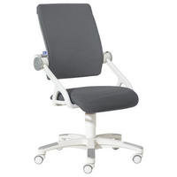 SCAUN ROTATIV PENTRU TINERET - argintiu/alb, Design, plastic/metal (54/85-97/53cm) - Paidi