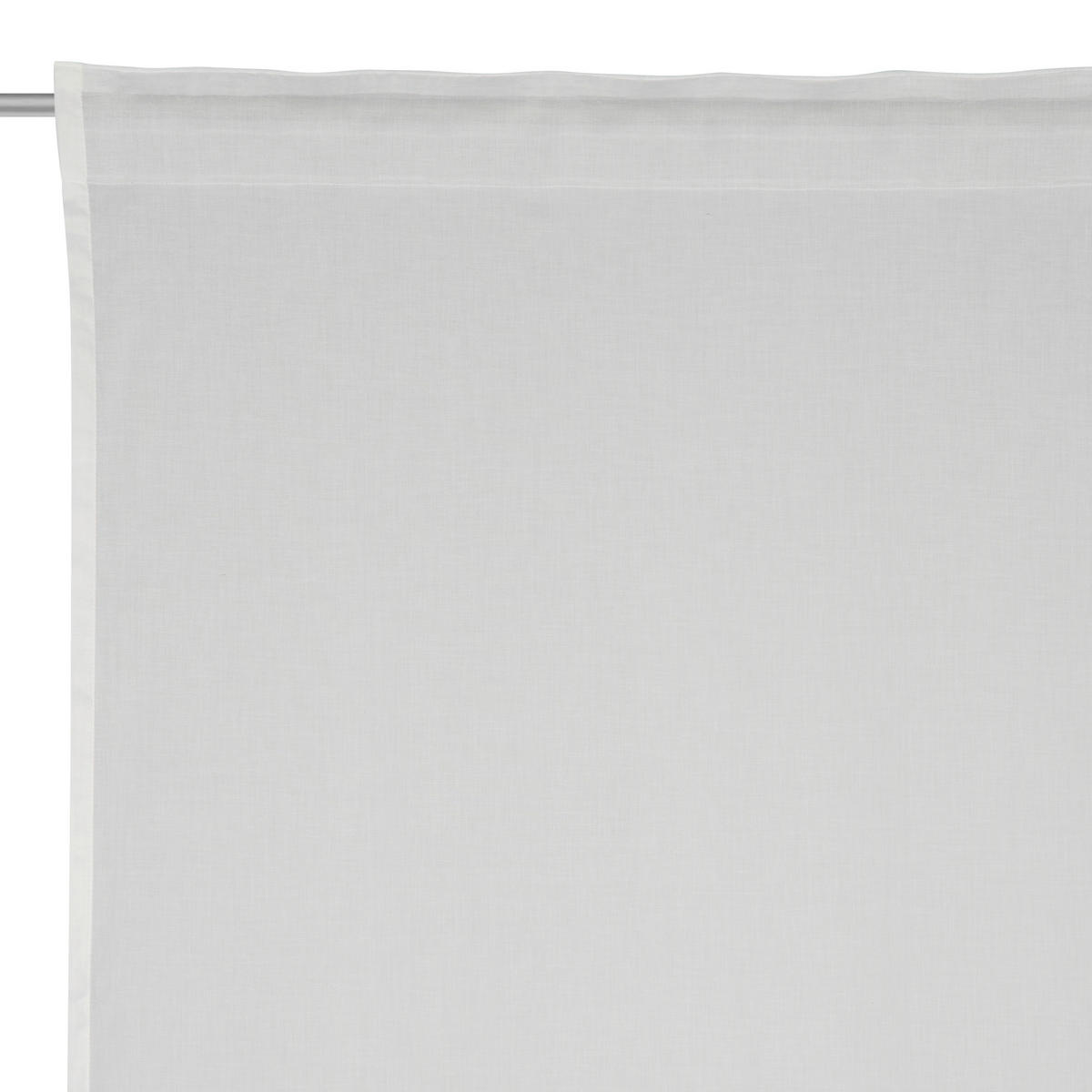 HOTOVÝ ZÁVĚS, poloprůhledné, 140/245 cm - bílá, Basics, textil (140/245cm) - Bio:Vio