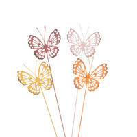 GARTENSTECKER - Pink/Gelb, Basics, Metall (9/31cm)