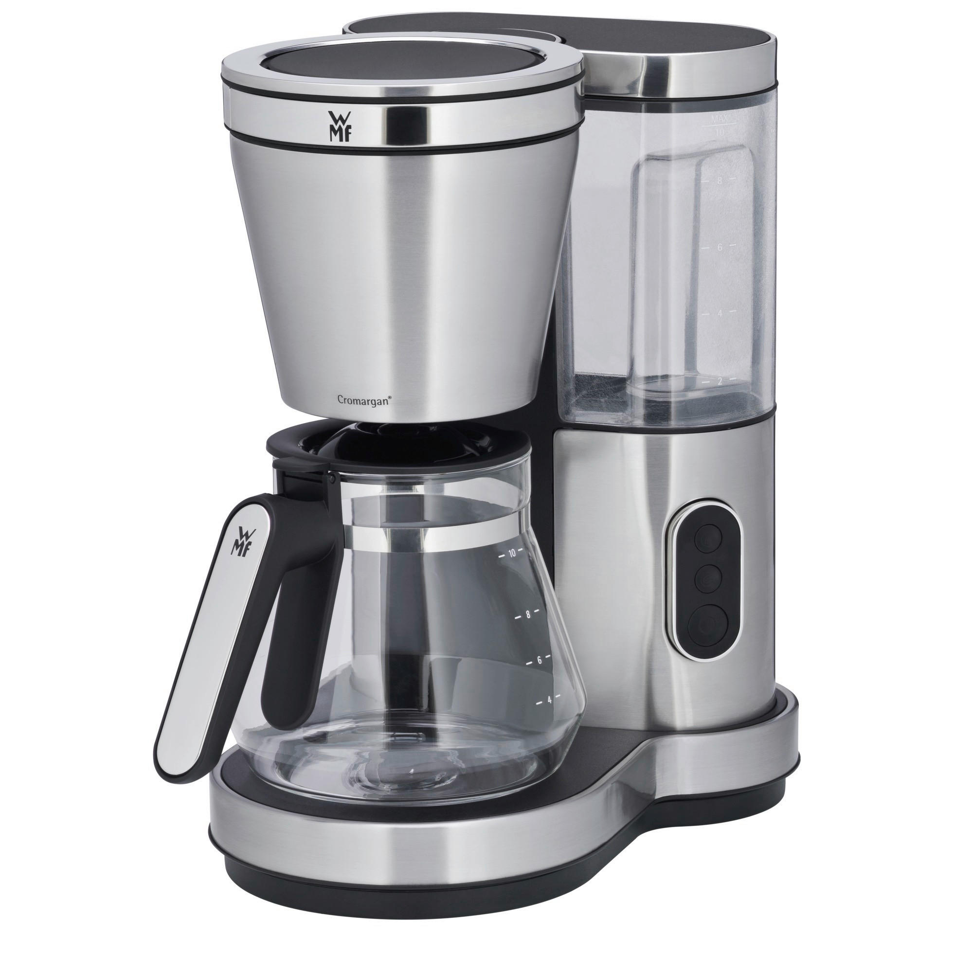 FILTERKAFFEEMASCHINE  - Silberfarben, Design, Glas/Metall - WMF
