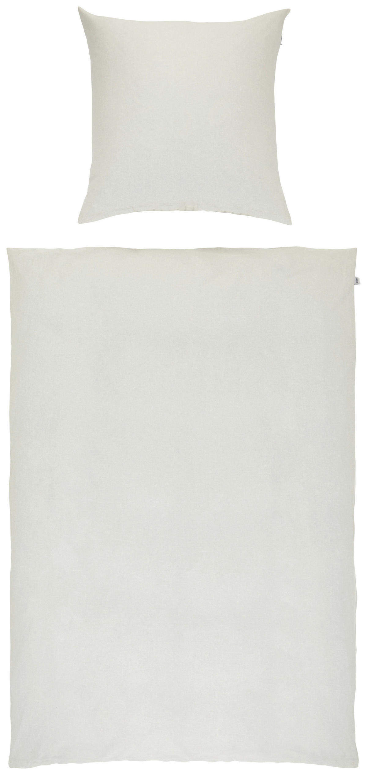 WENDEBETTWÄSCHE SW-Heritage Satin 135/200 cm  - Beige/Creme, Basics, Textil (135/200cm) - Schöner Wohnen