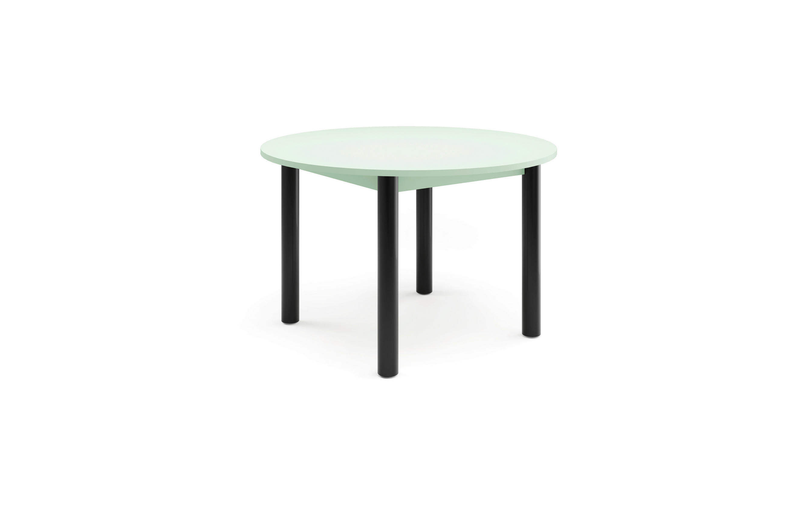 ESSTISCH in Metall, Holzwerkstoff 120/120/76 cm  - Salbeigrün/Schwarz, Natur, Holzwerkstoff/Metall (120/120/76cm) - Tom Tailor