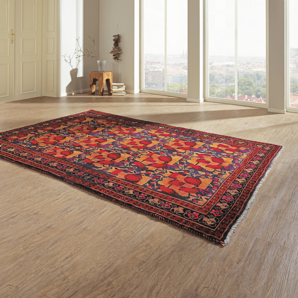 ORIENTALISK MATTA 155/230 cm Sirdjan Persien Classic  - röd, Lifestyle, textil (155/230cm) - Cazaris