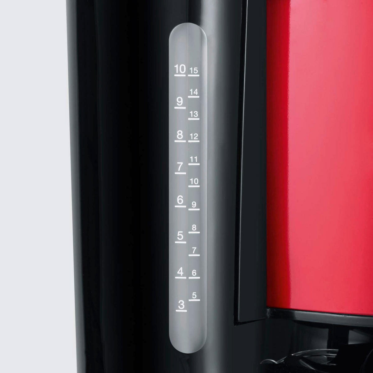 KAFFEEMASCHINE SEVERIN KA 4817  - Rot/Schwarz, Glas/Kunststoff (29/23/34cm) - Severin