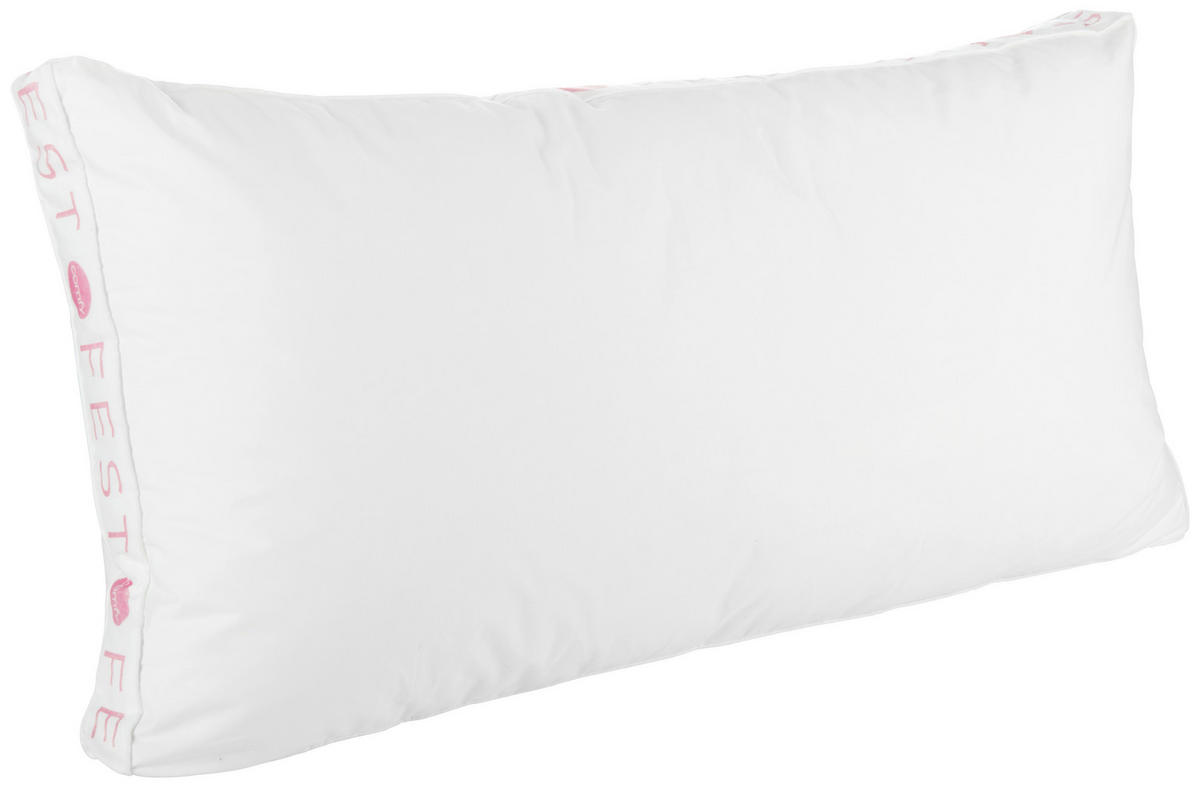 KOPFKISSEN  Comfy Fest  40/80 cm       - Rosa/Weiß, Basics, Kunststoff/Textil (40/80cm) - Sleeptex