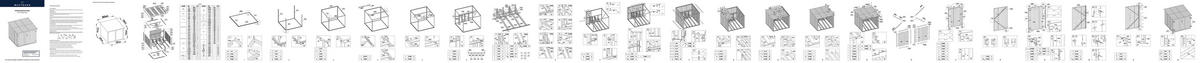 FAHRRADGARAGE 203/158/200 cm  - Anthrazit, Basics, Metall (203/158/200cm) - Ambia Garden
