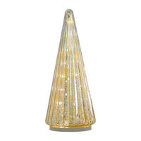DEKOBAUM  - Silberfarben, LIFESTYLE, Glas (18/45,5cm) - X-Mas