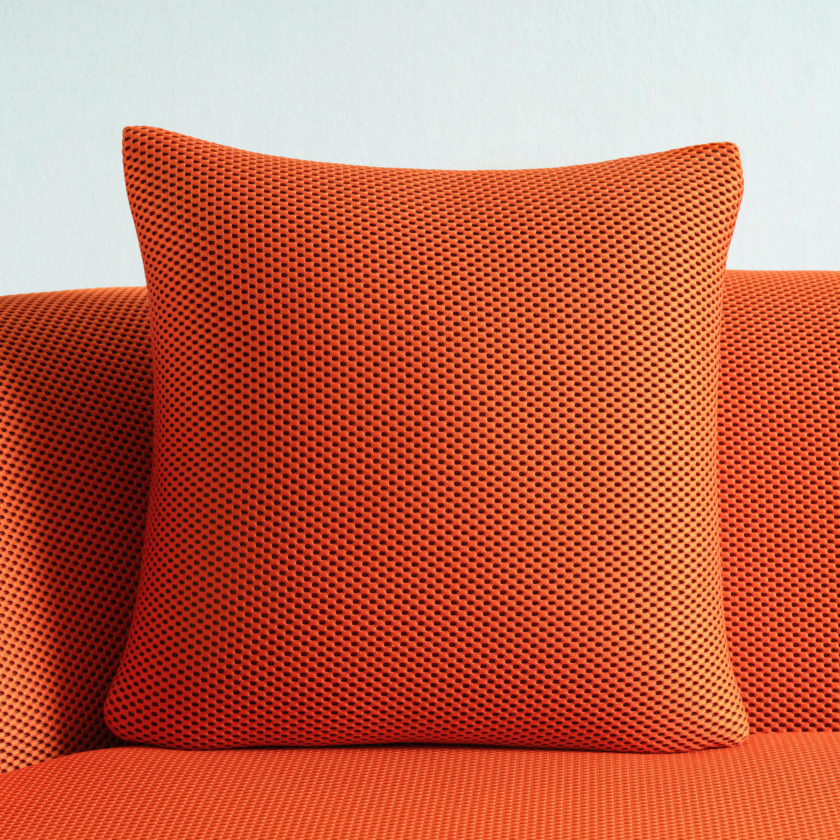BIG SOFFA i orange  - orange/svart, Modern, textil/plast (235/72/110cm) - MID.YOU