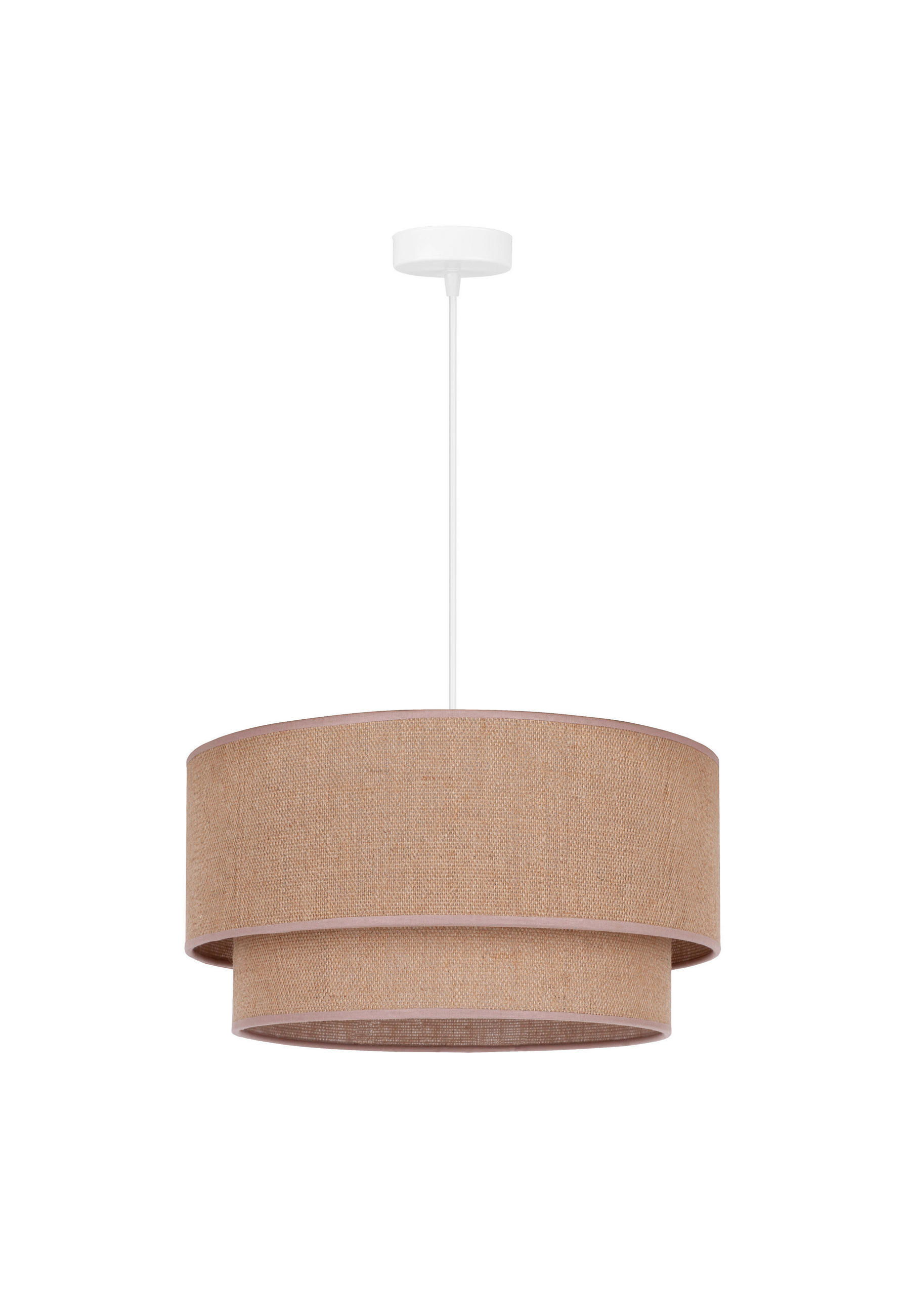 HÄNGELEUCHTE Boho 45/95 cm   - Beige, Design, Textil (45/95cm)