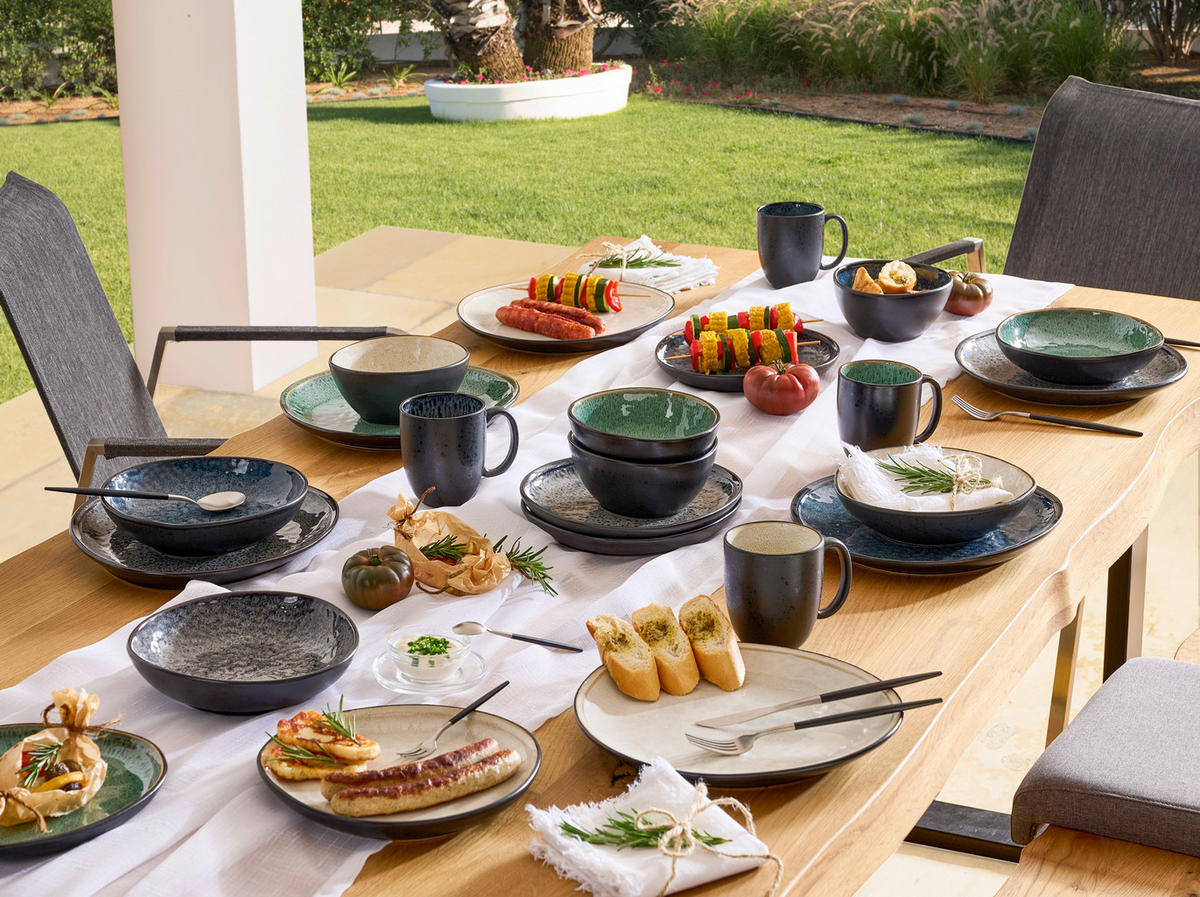 KOMBI SERVIS    10-dijelni   SØREN GREY  - siva, Trend, keramika - Novel