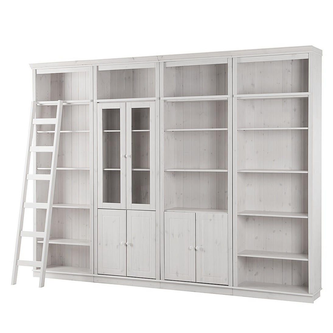 Livetastic OBÝVACÍ STĚNA bílá, barvy borovice