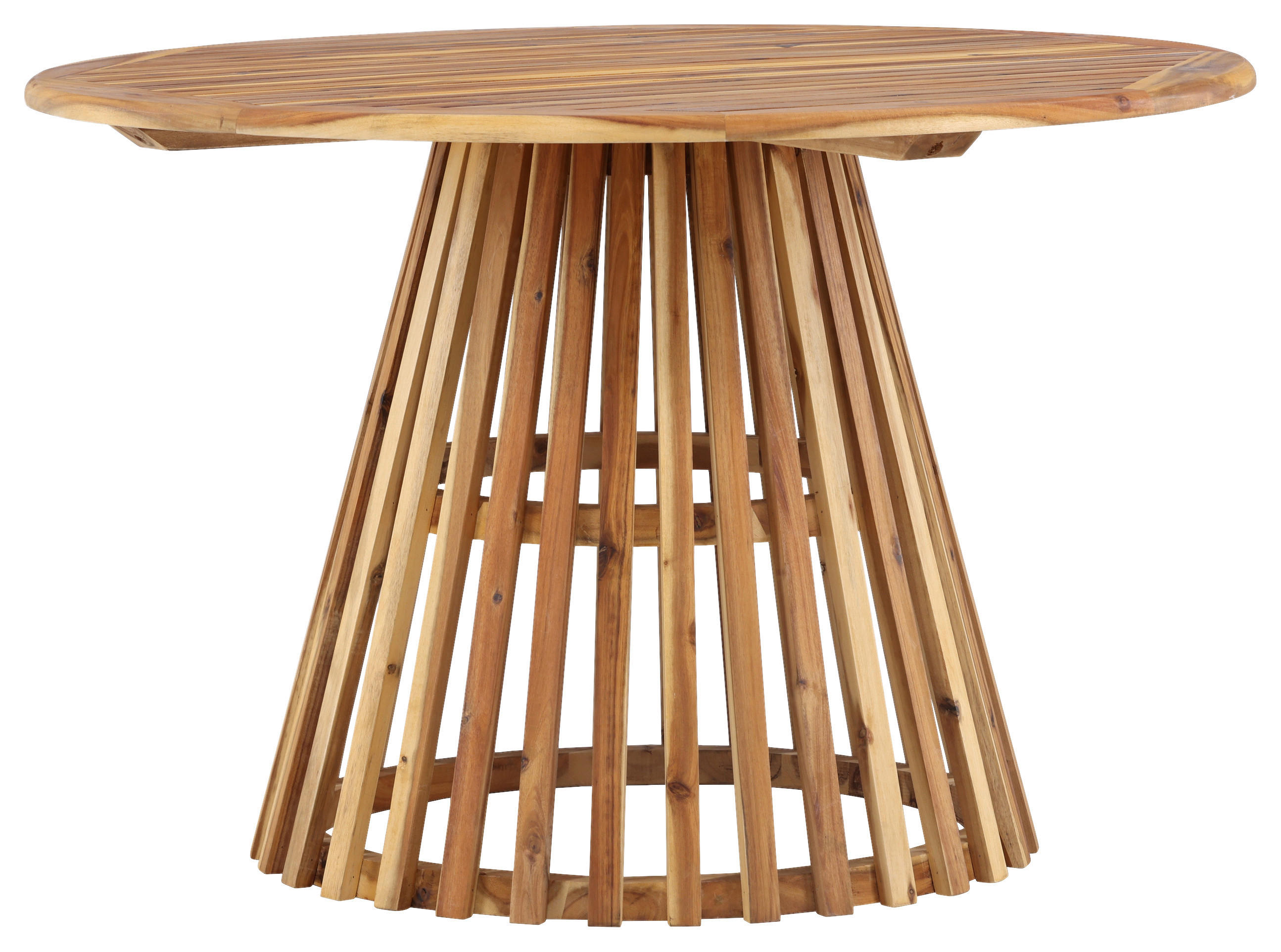 GARTENTISCH 120/120/75 cm Holz rund  - Akaziefarben, KONVENTIONELL, Holz (120/120/75cm) - Gardenson