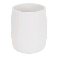 ZAHNPUTZBECHER Kunststoff  - Weiss, Basics, Kunststoff (8/10/8cm) - Kleine Wolke