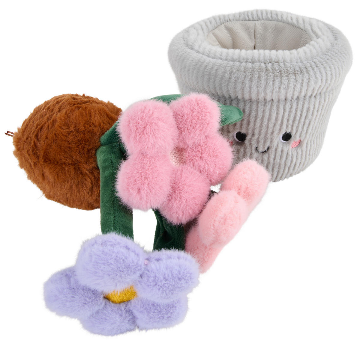 PLÜSCHFIGUR  - Pink/Lila, Kunststoff/Textil (16/26/14cm) - Patinio