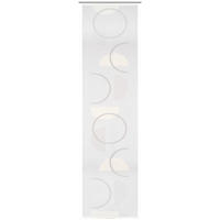 FLÄCHENVORHANG   halbtransparent   60/255 cm  - Grau, Trend, Textil (60/255cm) - Novel