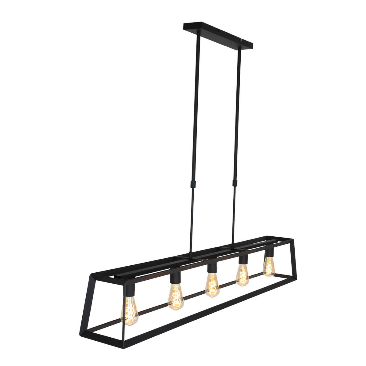 PENDELLEUCHTE  20/120/140 cm   - Schwarz, Trend, Metall (20/120/140cm)