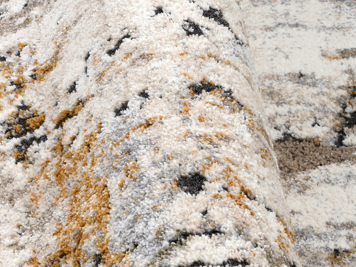 WEBTEPPICH 240/340 cm Moonlit Creme, Grün, Goldfarben  - Goldfarben/Creme, Design, Textil (240/340cm) - Novel