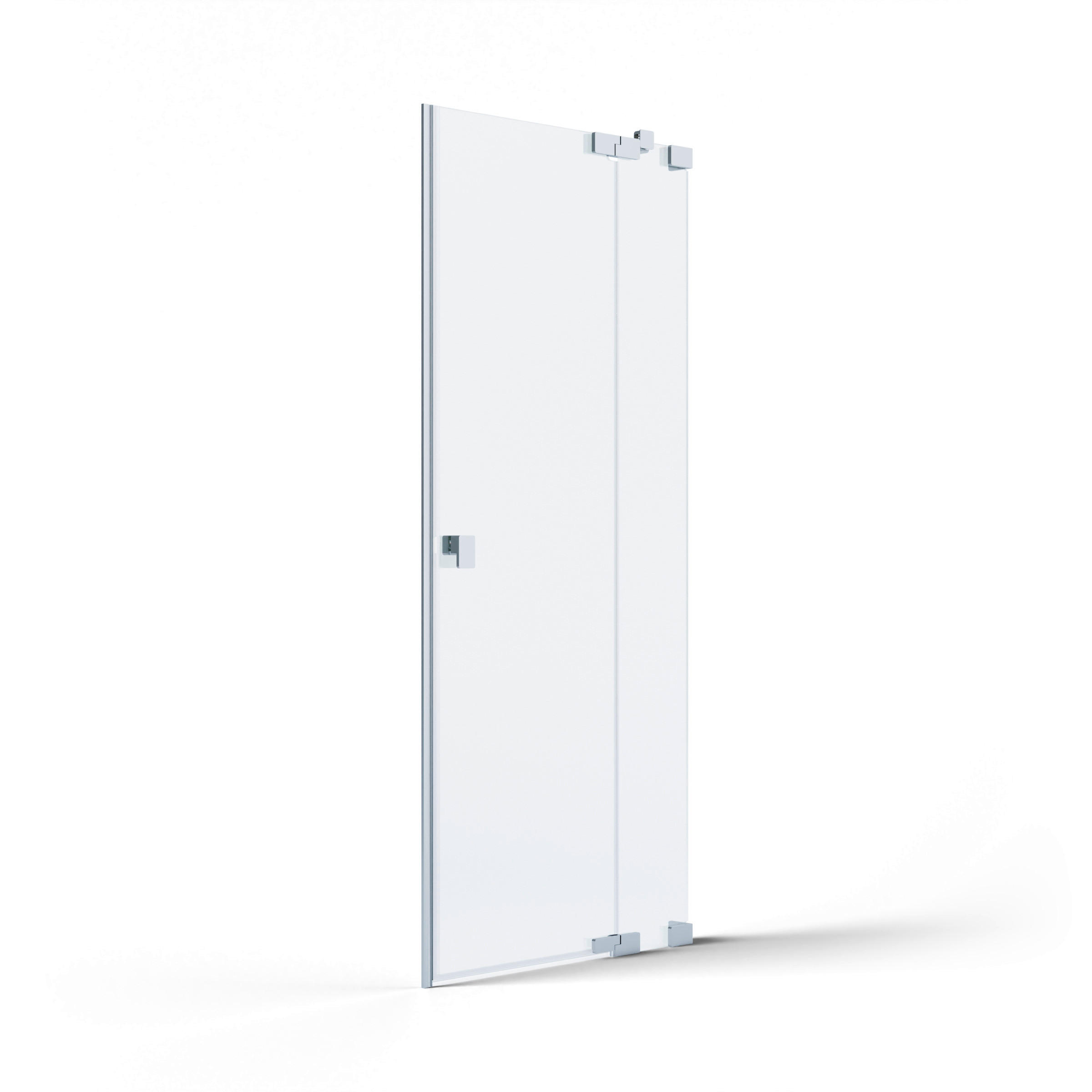 DUSCHTÜR Chromfarben  80/200 cm  - Chromfarben, MODERN, Glas/Metall (80/200cm) - Schöner Wohnen