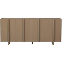 SIDEBOARD Basu  in 200/85/46 cm  - Schlammfarben, Design, Holz (200/85/46cm) - Livetastic